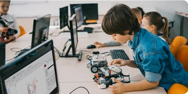 Cutter laser in legno 3D per le scuole